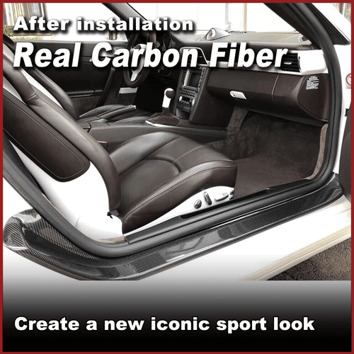 For Porsche 911 997 Carrera 2005-11 Dry Carbon Door Sills Threshold Panels Cover - Picture 2 of 11