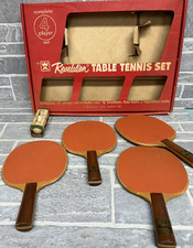 Revelation Table Tennis Ping Pong Set of 4 Racket Racquet Paddles Balls Case