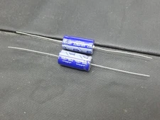 NICHICON TVX1H221MCA CAPACITOR 220uF 50V Aluminum Electrolytic AXIAL - LOT OF 2