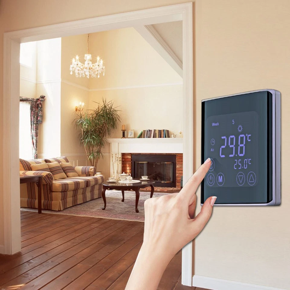 Digital Thermostat Raumthermostat Fußbodenheizung Wandheizung LEDRaumregler - Bild 2 von 4