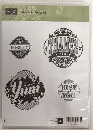 Stampin Up Friendship Preserves Stamp Set Item # 127913 - Picture 4 of 4