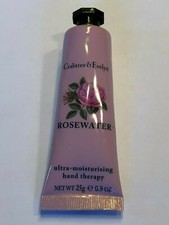 NEW CRABTREE EVELYN ROSEWATER ULTRA MOISTURIZING HAND THERAPY .9 OZ