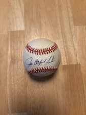 Jim Catfish Hunter Signed Autographed Baseball. HOF.  JSA Coa
