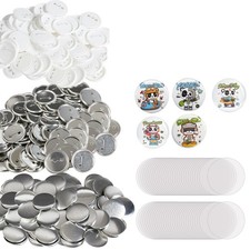 VEVOR 2.25" 58mm Button Badge Parts Supplies 500 Sets Maker Machine NOT Included