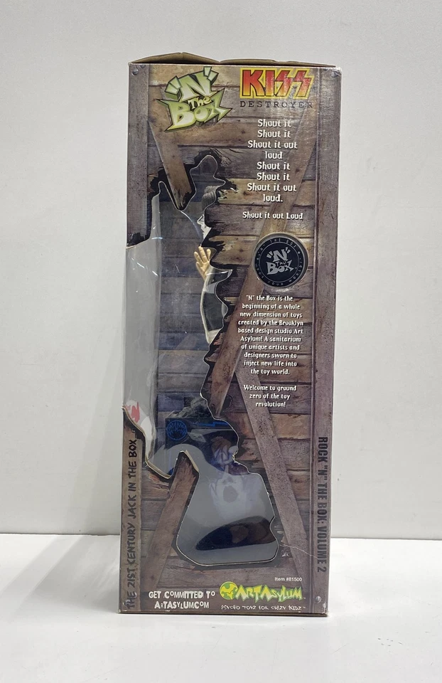 Figura de acción Art Asylum Kiss Destroyer Space Ace nueva en caja coleccionable Foto 4 de 4