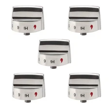 5PCS/Set Stove Control Knob Accessories 5304509064 For Frigidaire Oven Gas Range