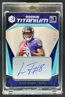 2018 Panini Elements Lamar Jackson Rookie Titanium Auto Silver RC #22/25 Ravens