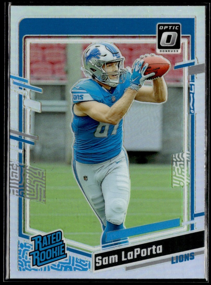 2023 Donruss Optic Rated Rookie Holo Sam LaPorta RC Detroit Lions #237