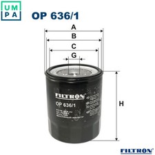 OIL FILTER OP 636/1 FOR VAUXHALL MIDI/Mk/II/Bus ISUZU CAMPO BIGHORN/Open OPEL