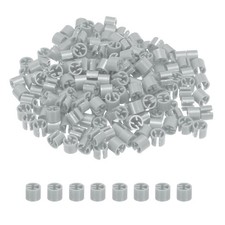 300Pcs Blank Clothes Hanger Marker Fit 3mm Rod for Garment Coding Light Gray