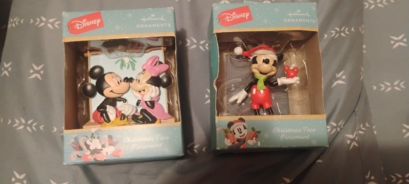 Hallmark 2023 Ornament Disney Mickey & Minnie Mouse Christmas Limited Edition 2p