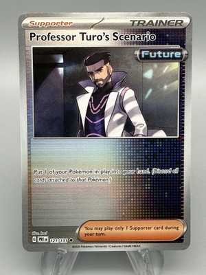 Pokémon Professor Turo s Scenario Pokeball Error Card Partial Texture Prismatic