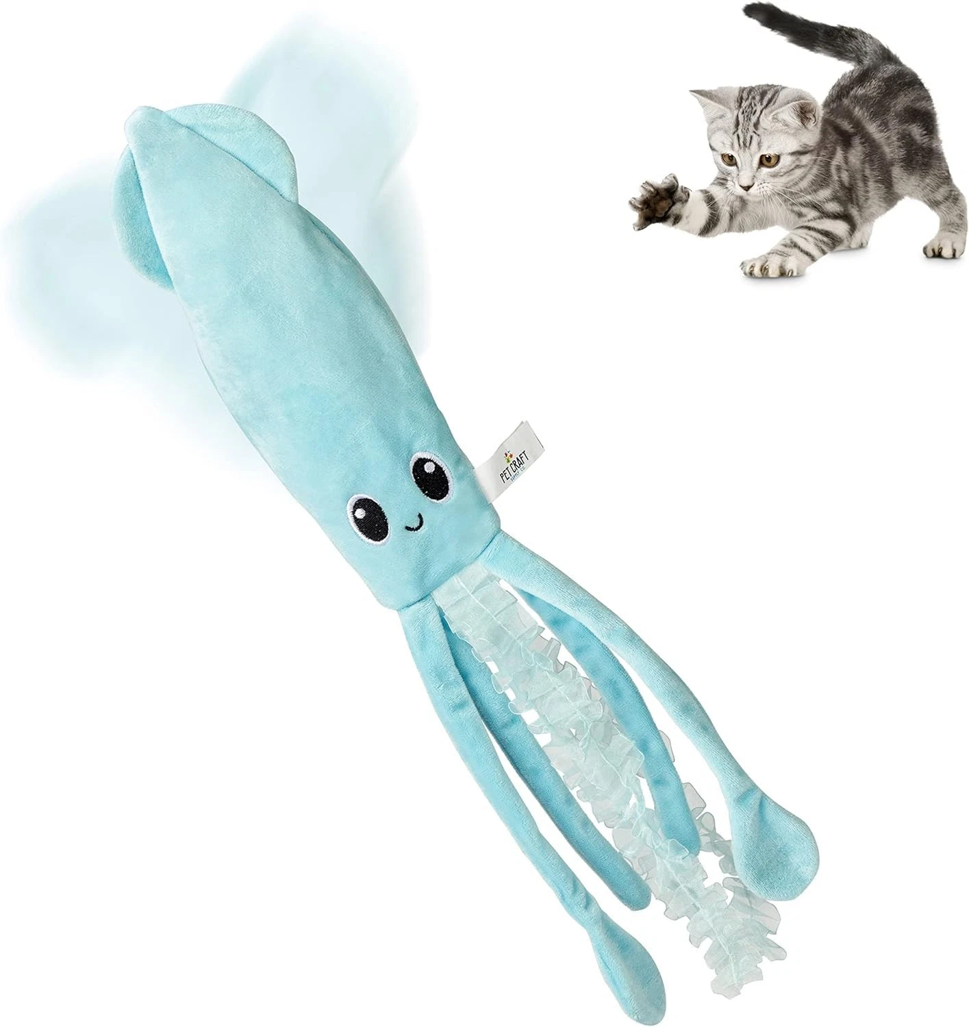 Pet Craft Supply Flipper Flopper Interactive Electric Realistic Flopping Wigg...