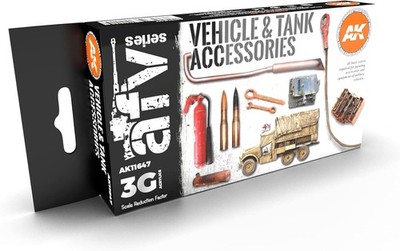 AK Interactive 3rd Generation Acrylics 11647 Vehicle & Tank Accessories Colors