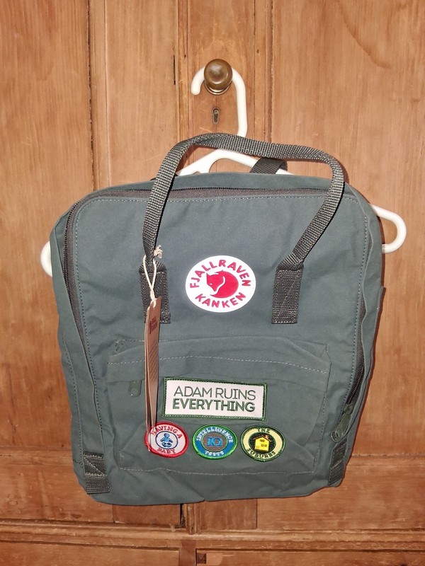 Kanken Fjallraven  backpack Small Limited Edition  Adam Ruins Everything TruTV