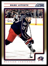 2012-13 Score Gold Parallels Mark Letestu Columbus Blue Jackets #157