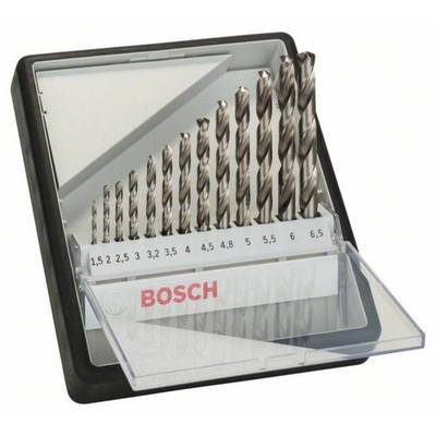 Bosch Accessories 2607010538 HSS Metall-Spiralbohrer-Set 13teilig geschliffen