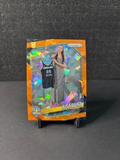 2025 Panini Prizm WNBA #85 Ajsa Sivka Orange Ice Prizms RC Sky