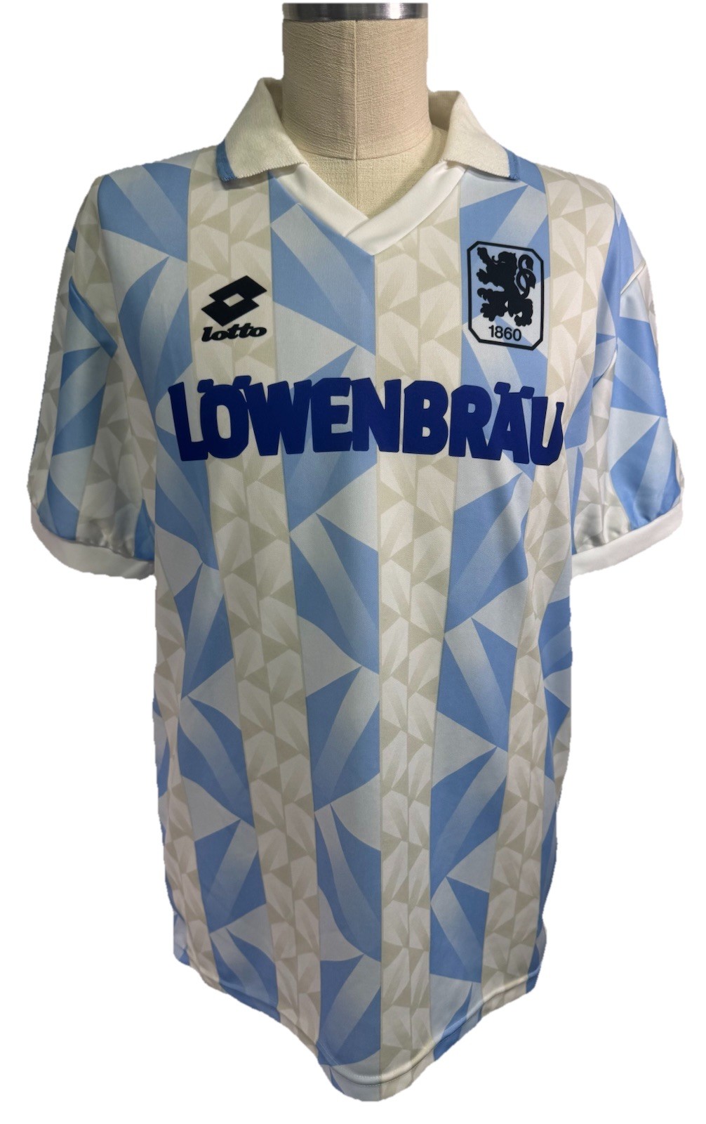 Vintage 1993 Lotto Munchen Munich TSV 1860 Home Soccer Football Jersey Men’s 2XL