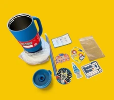 2025 Stainless Steel Dutch Bros Christmas 40 oz Tumbler Straw Exclusive Stickers