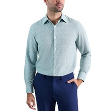 Haggar Men's Smart Wash  Slim Fit Dress Shirt 17" Neck 32"-33" Sleeve