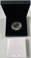 2024 Royal Mint Silver Proof The Lion and the Eagle reverse frosted 1oz £2 Coin.