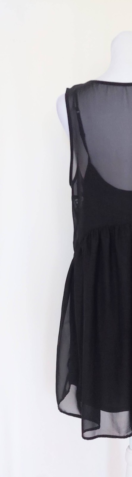 Express Sleeveless Layered Button Front Sheath Dr… - image 6