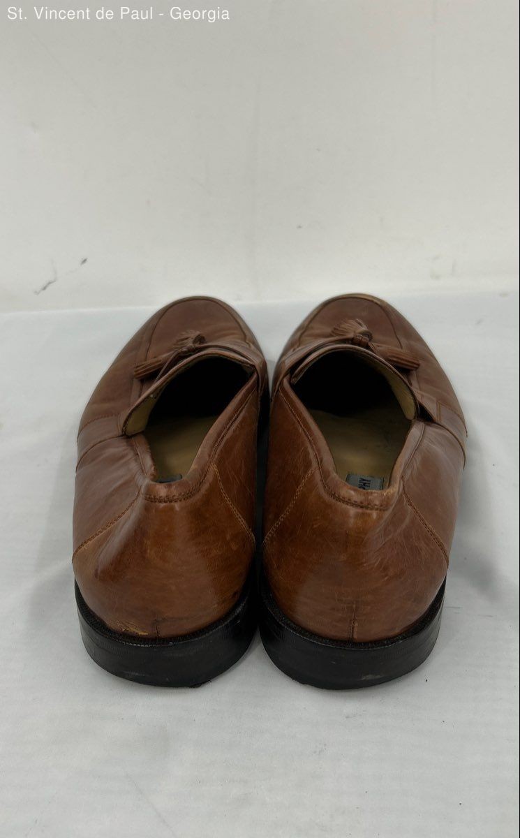 Johnston & Murphy Brown Solid Loafer Tassels Dres… - image 4