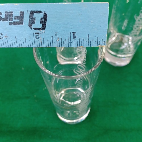4 Stück COURVOISIER Cognac Frankreich geätzt große Longdrinkgläser 6" (7 oz) - Bild 8 von 8