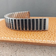 5/8" JB Champion Stainless Steel Lizard Unused nos 1950s Vintage Watch Band