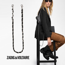 Zadig Voltaire Women's Chain Grained Leather Strap
