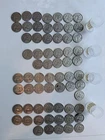 67 Franklin Silver Half Dollars 1953-1963 Lot 90% Silver $33.50 Face Value