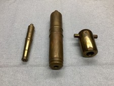 Miniature Replica Cannons X 3 Different Tubes Solid Brass No Bases L  K 