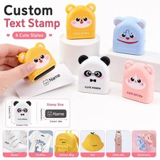 Personalized Cute Name Stamp Waterproof Clothing Label for Kids Self Ink Stamp