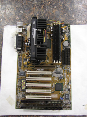 ASUS P2L97 Mother Board Intel Pentium II 300MHZ 512 SL2W8 CPU 256MB RAM -NN44