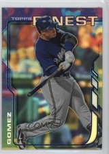 2014 Topps Finest Refractor Carlos Gomez #14 e5r