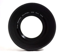 VIVITAR 49MM SCREW-ON COLLAPSIBLE WIDE ANGLE CAMERA LENS HOOD EXCELLENT 