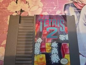 Tetris 2 Nintendo Entertainment System NES Game Cartridge Tested Working
