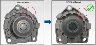 SIL PA1246A1 Water Pump for SAAB 9-5 (YS3G) 2 2010-2012