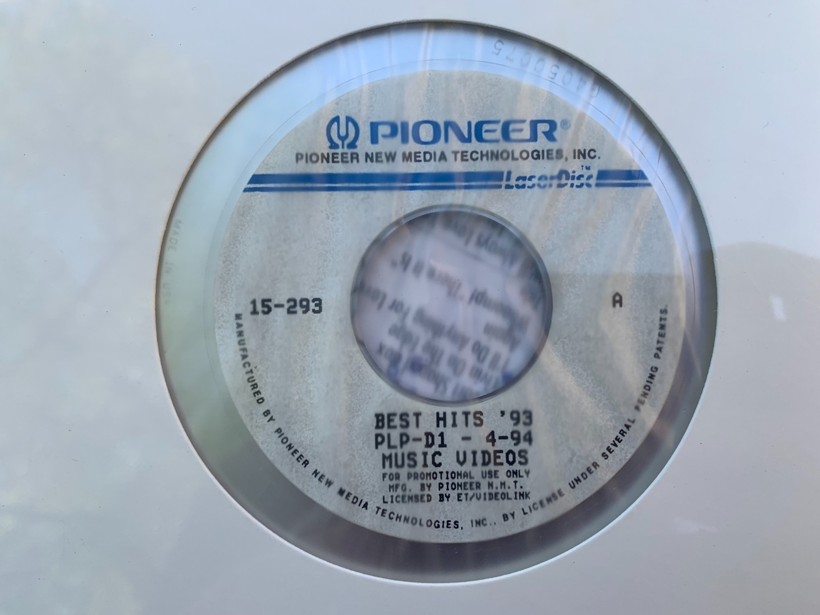 Best Hits 93 Music Videos Laserdisc LD STING Duran Nirvana U2 RuPaul Silk SEALED
