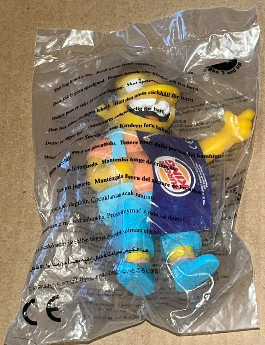 シンプソンズ　2001 バーガーキングミールトイ 2001 THE SIMPSONS BURGER KING KIDS MEAL UK TOY - NELSON MUNTZ | eBay