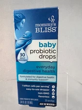 Mommy's Bliss Baby Probiotic Drops for Everyday Digestive Health  .34 oz Newborn
