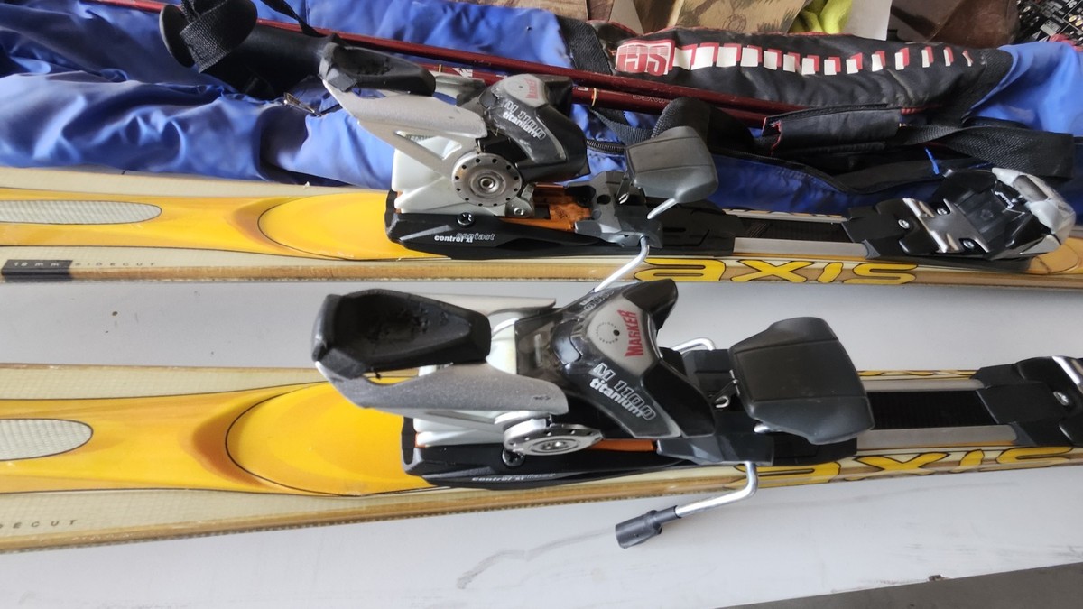 K2 AXIS XT 182cm Ski With Marker M1100 Titanium Bindings,K2 4