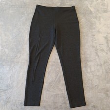 Chico's Fabulously Slimming Legging Ankle Pants Womens US Size 8 Gray Skinny