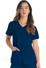 Dickies Scrubs EDS Essentials V Neck Top DK615 NYPS Navy Free Shipping