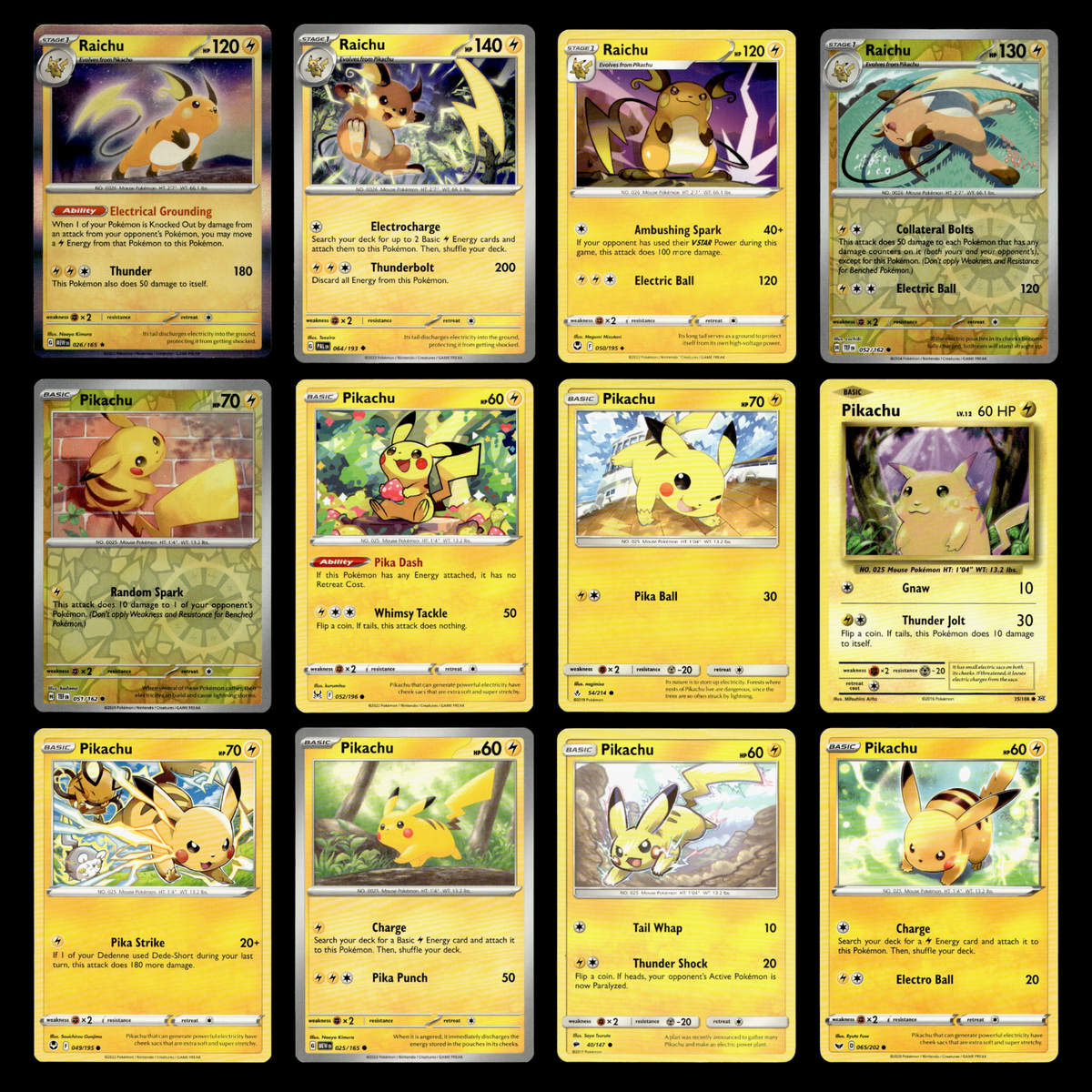 Pokémon classic Pikachu Raichu 各8枚　ポケモン $_57.JPG?set_id=8800005007