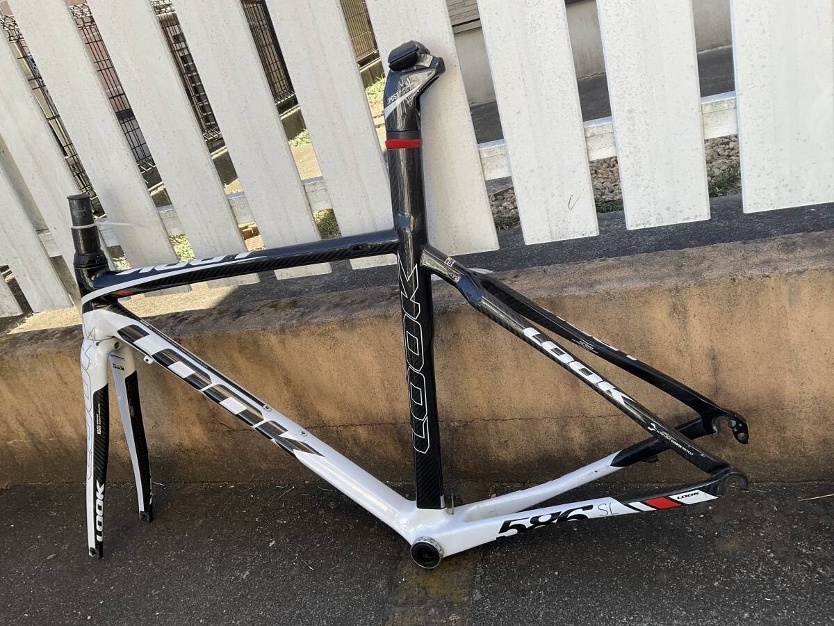 美品 LOOK 586 SL XSサイズ フレームセット LOOK (ルック） 586 SL サイズS | cicli17