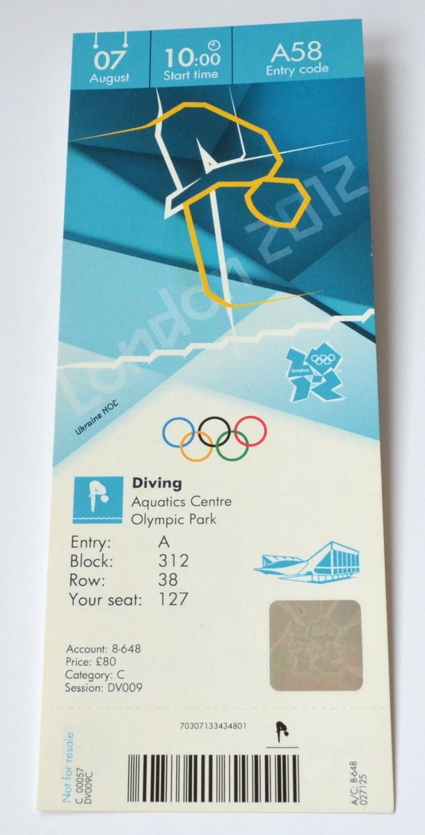 London 2012 Event Olympics Tickets for sale | eBay