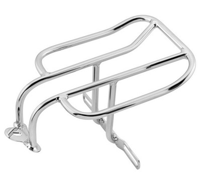 BC Chrome Luggage Rack For 2 Up Seat for Harley Sportster 883 Hugger 94-03