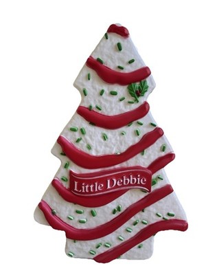 Little Debbie Christmas Tree Cake Blow Mold 22'' LED Light-Up   NEW